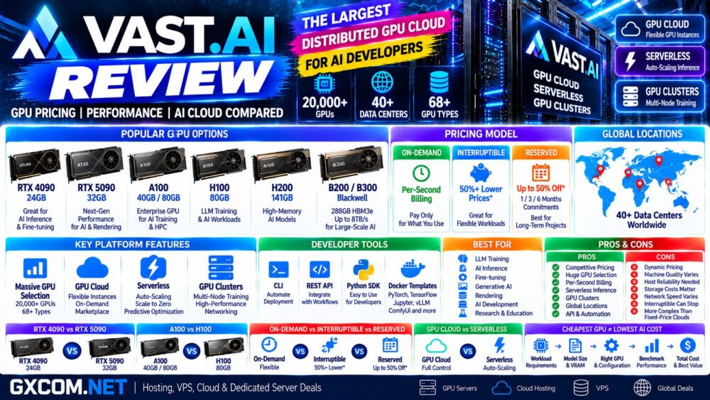 Vast.ai Review: GPU Pricing, Performance and AI Cloud Compared