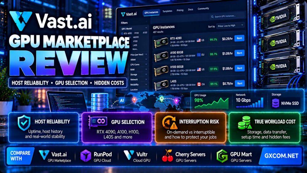 Vast.ai GPU 市场评测：主机可靠性、GPU 选择及隐性成本
