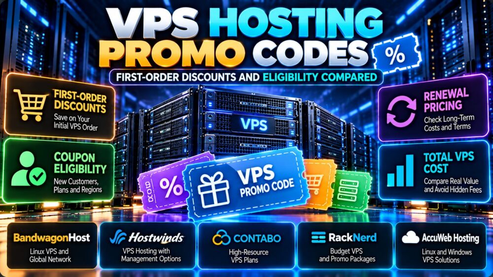 VPS 主机优惠码：首单折扣及适用条件对比