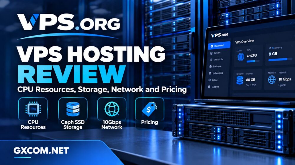 VPS.org VPS 主机评测，涵盖共享 CPU 资源、Ceph SSD 存储、网络及定价