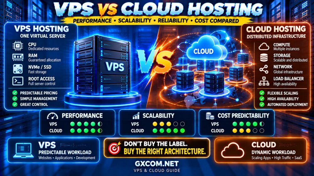 VPS 与云主机在性能、可扩展性、可靠性和成本方面的对比