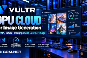 Vultr GPU Cloud review for AI image generation covering NVIDIA GPU VRAM, batch throughput, SDXL, FLUX and cost per image
