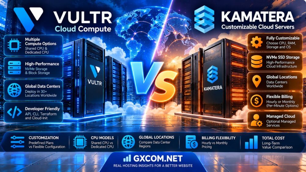 Vultr 与 Kamatera 对比:云服务器定制、全球机房位置及计费灵活性