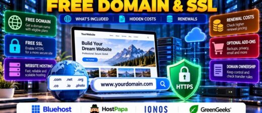 Web Hosting with Free Domain and SSL Included Features and Hidden Costs