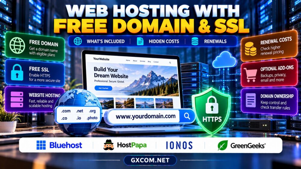 Web Hosting with Free Domain and SSL Included Features and Hidden Costs