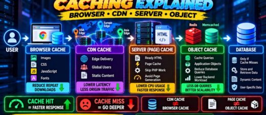 Website Caching Explained Browser Server CDN and Object Cache Compared