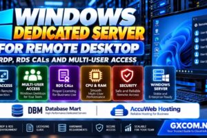 Windows Dedicated Server for Remote Desktop RDP RDS CALs Multi-User Access and Secure Windows Server Hosting