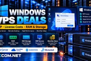 Windows VPS 套餐对比：通过 RDP 比较 Windows Server 许可、内存、SSD 存储及月度托管费用