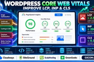 WordPress 核心 Web Vitals：LCP、INP 和 CLS 优化
