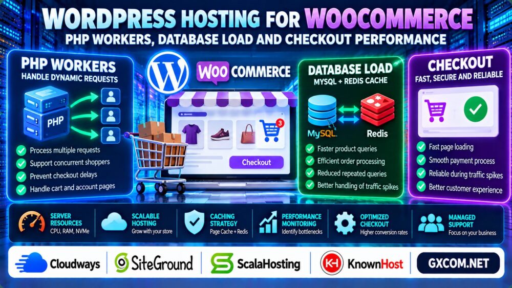 WordPress Hosting for WooCommerce: PHP Workers, Database and Checkout Performance