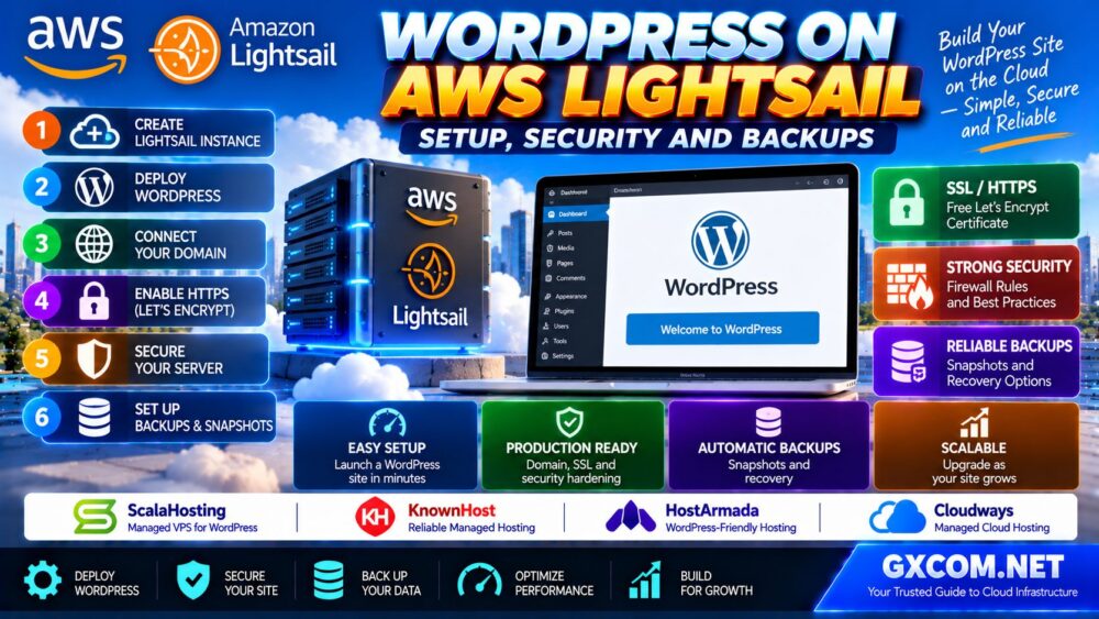 How to Host WordPress on AWS Lightsail Setup SSL Security Domain DNS Snapshots Backups and Performance