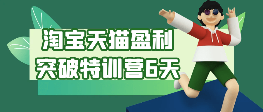 淘宝天猫盈利突破特训营6天-趣奇资源网-第5张图片