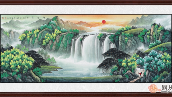 办公室挂山水画风水好吗